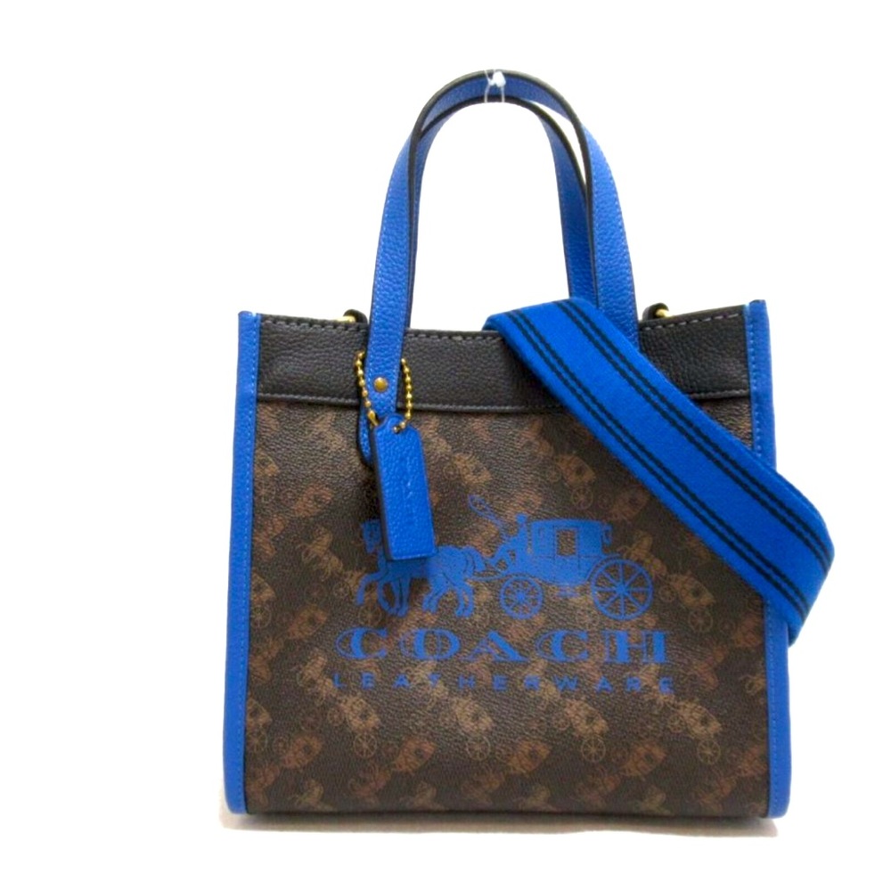Coach Horse and Carriage Print Shoulder Crossbody Tote.  Pre-owned - worn twice!